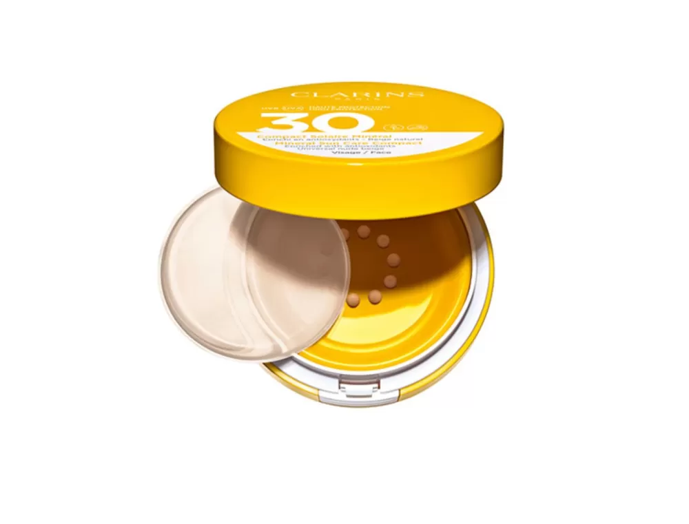 Clearance Clarins Compact Solaire Mineral Uva/Uvb 30